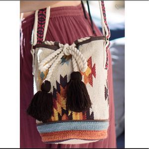 Handmade Boho Chic Bucket Bag